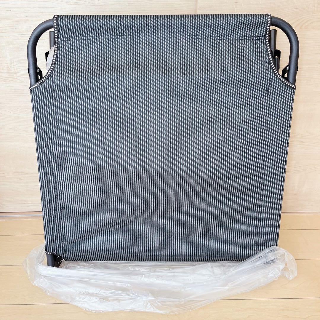 折りたたみベッド 簡易ベッド 折り畳み 室内 黒 ブラック 家具