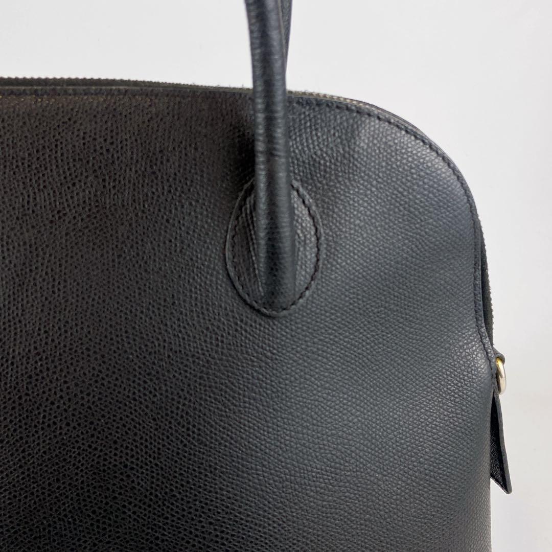 セリーヌ 2way ドーム型 オールレザー シボ革 ショルダー クロスボディ