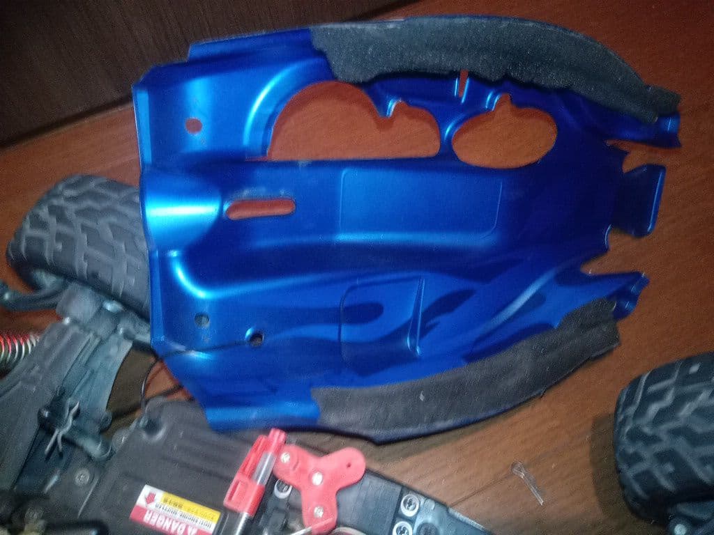 ナイトロサンダー　タミヤ　ラジコン　エンジン　ジャンク品　パーツ付き