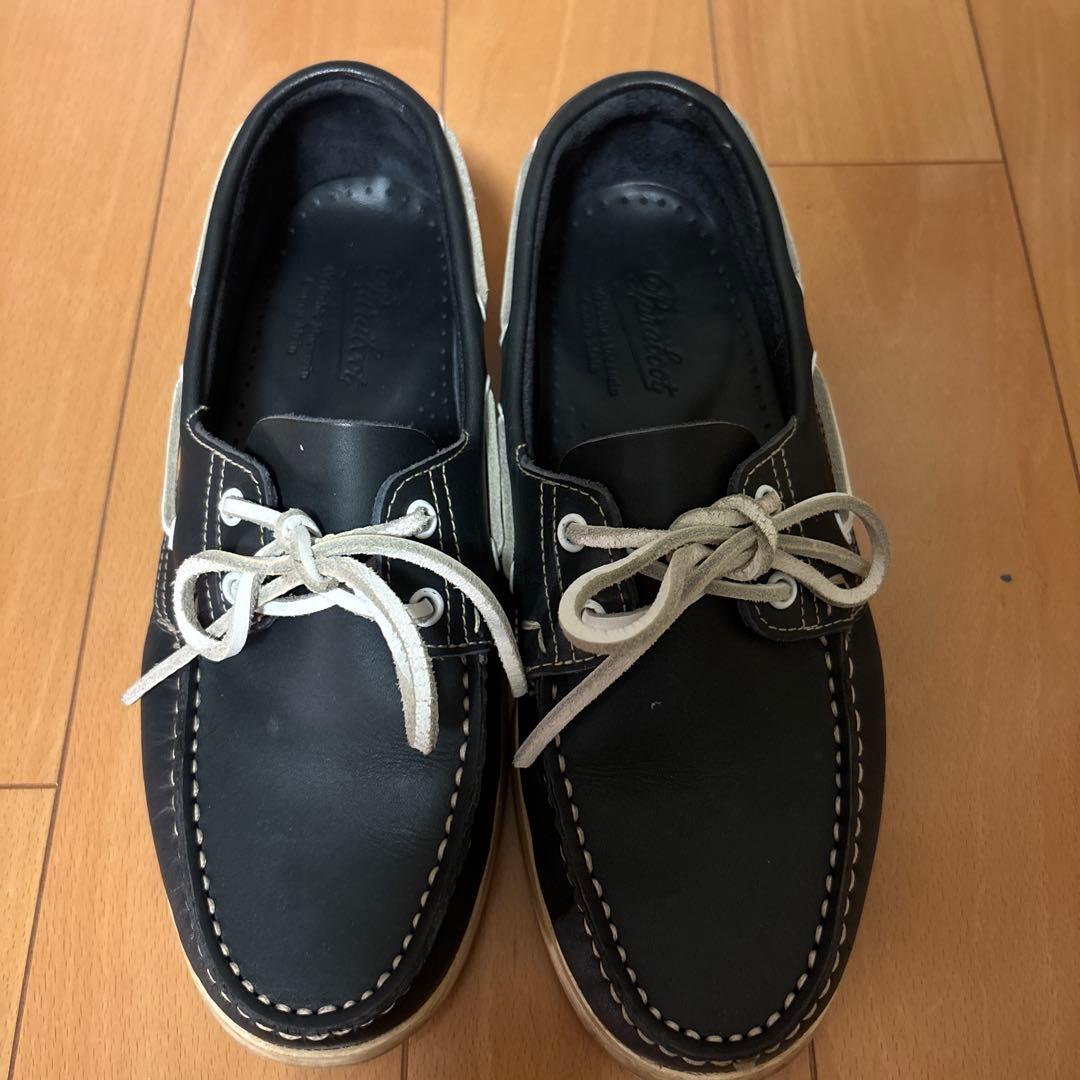 パラブーツBIRTH　MARINE（ネイビー）デッキシューズ