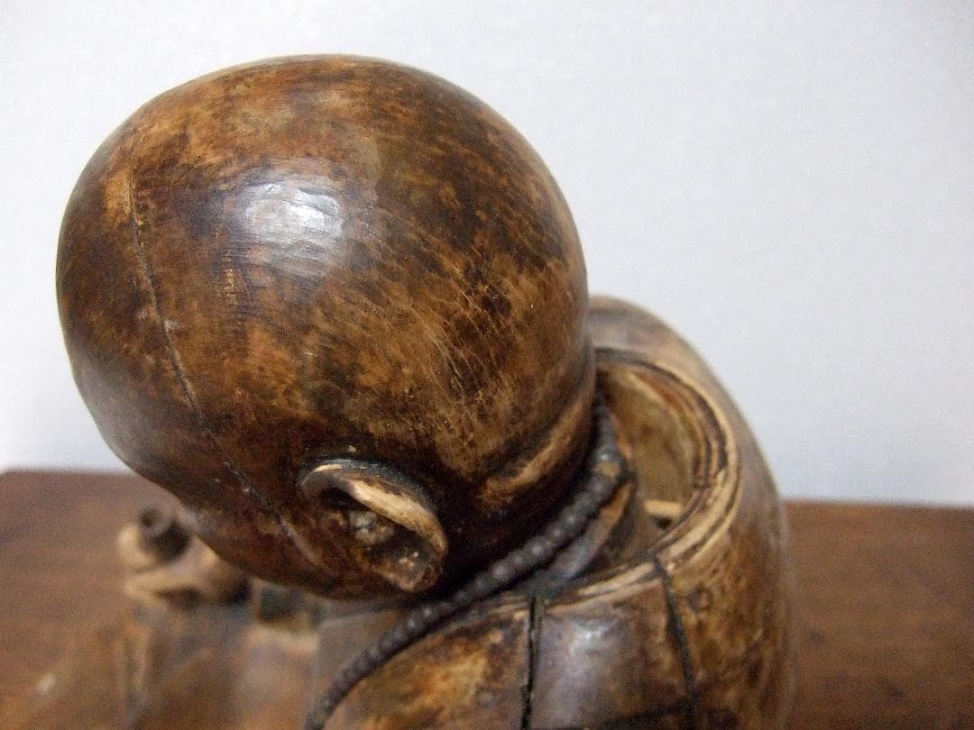 時代物 木造 玉眼 座像 仏像 寄木 仏教美術 木彫り