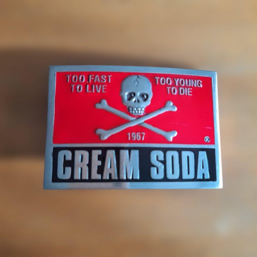 CREAM SODA 40周年記念 バックル 1967-2007 クリームソーダ