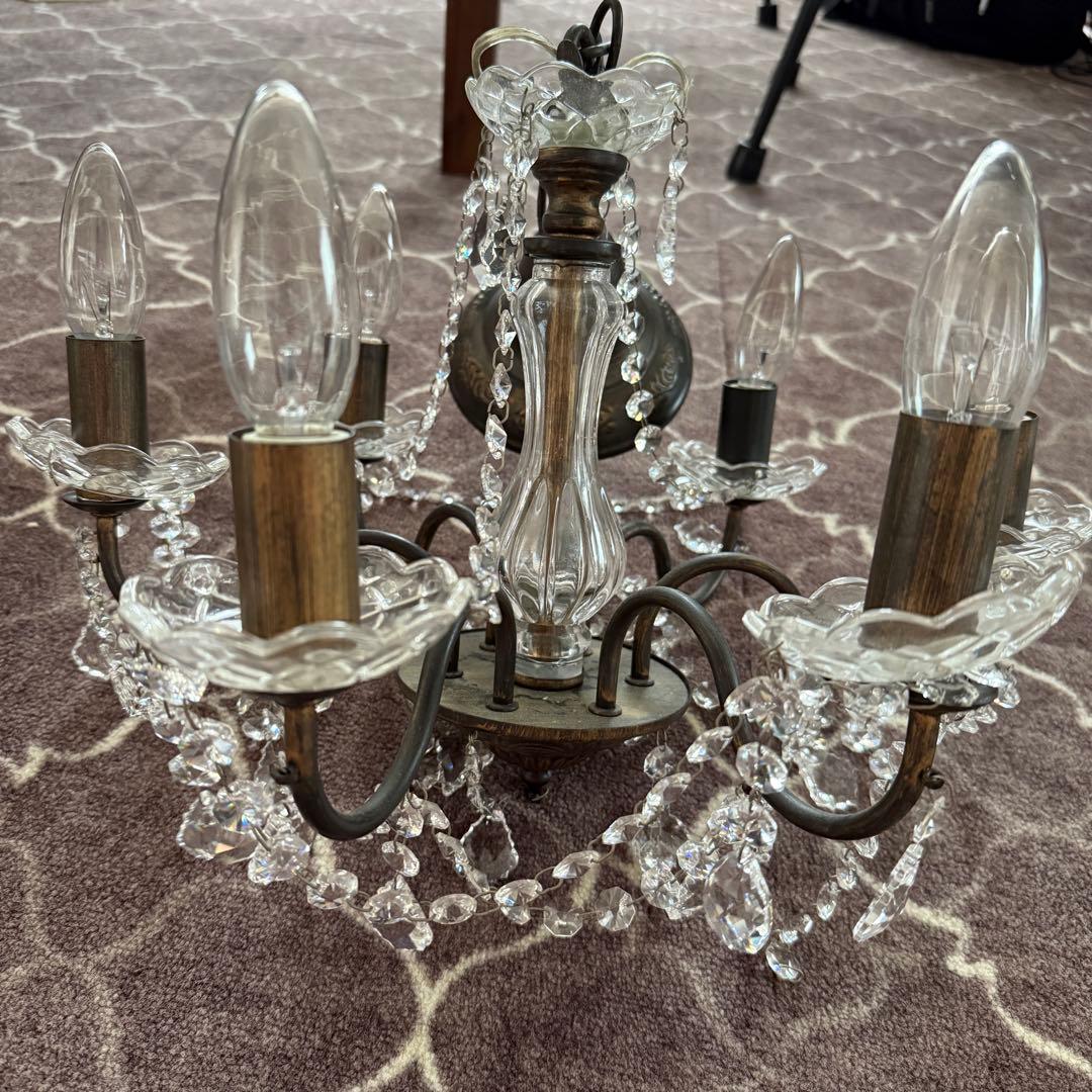 ペンちゃん　2台セット　スワロフスキー クリスタル シャンデリア