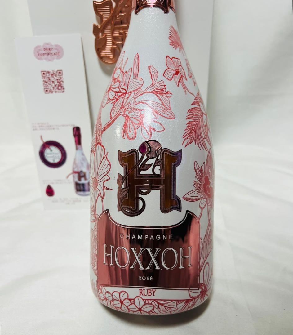 HOXXOH オックス ルビー　ロゼ　ルミナス　シャンパンボトル　箱付　未開封