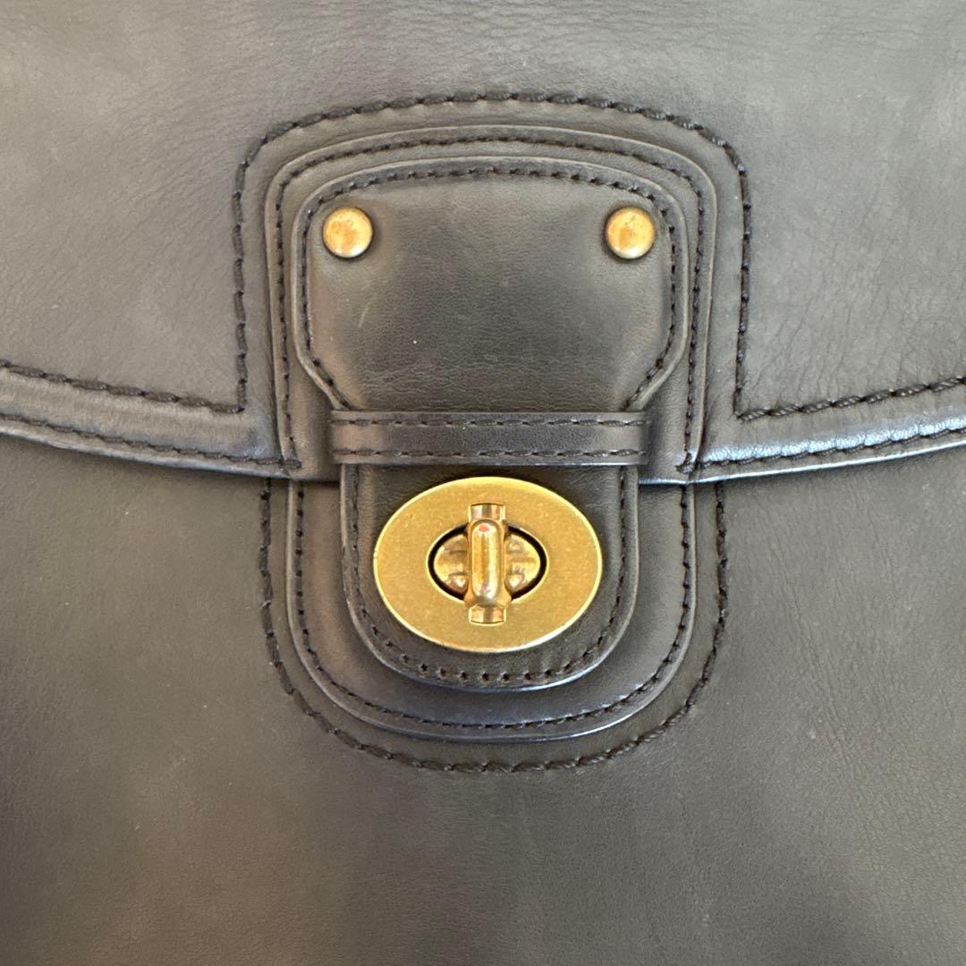 70th 限定品 コーチ 2way ショルダーバッグ ハンドバッグ 黒