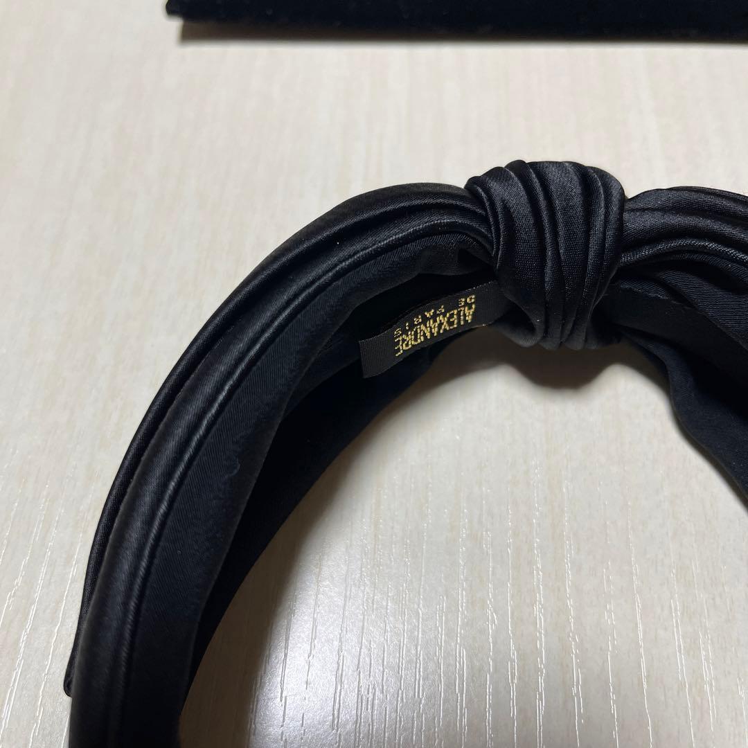 ALEXANDRE DE PARIS アレクサンドルドゥパリ リボンカチューシャ