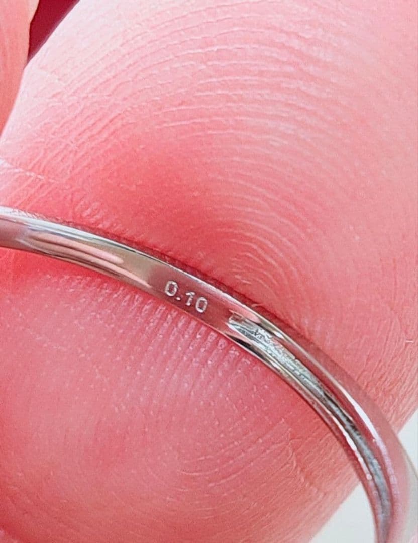 同梱 新入荷 未使用 pt950 ダイヤモンド0.10ct エタニティリング