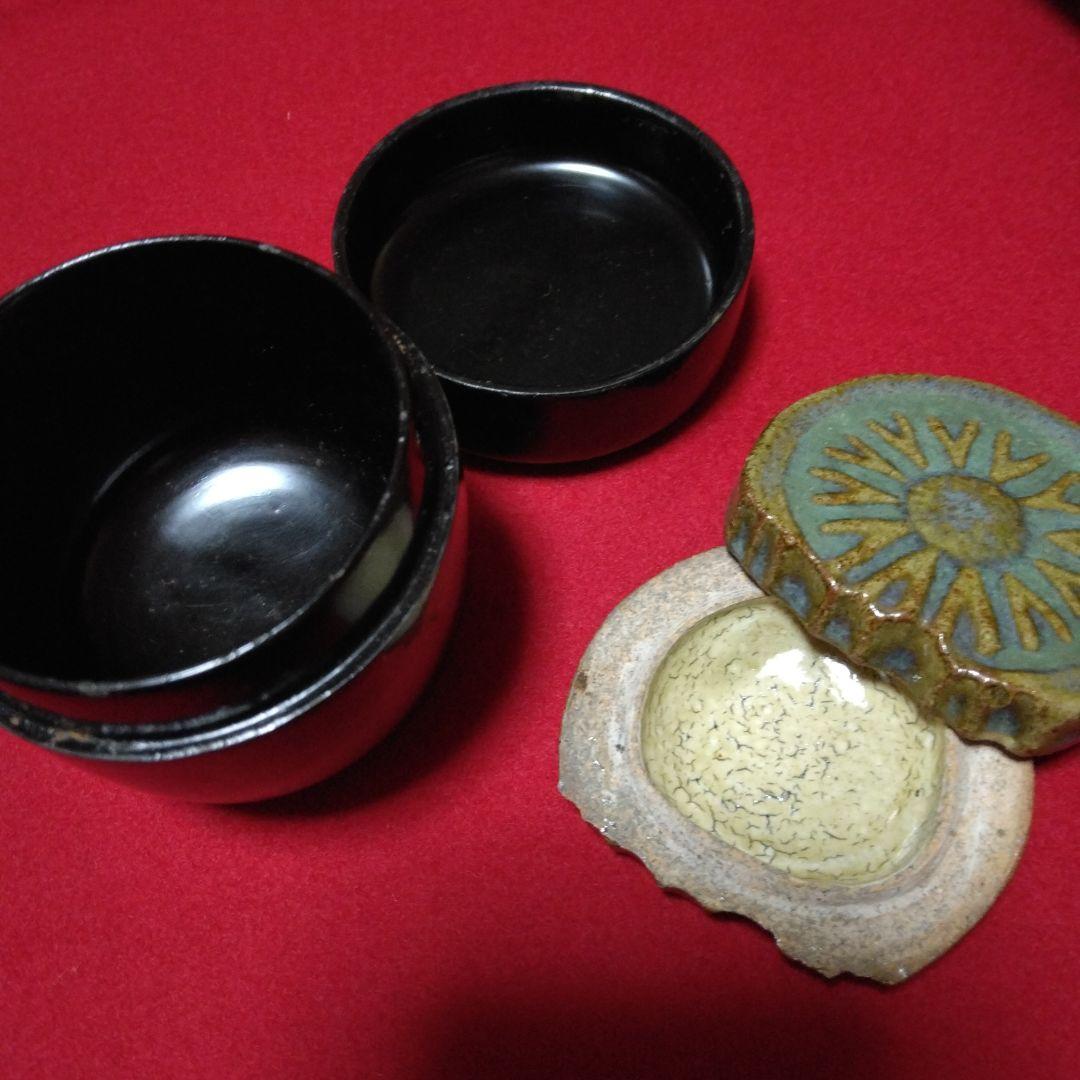 アンティーク　箱入り 茶道具