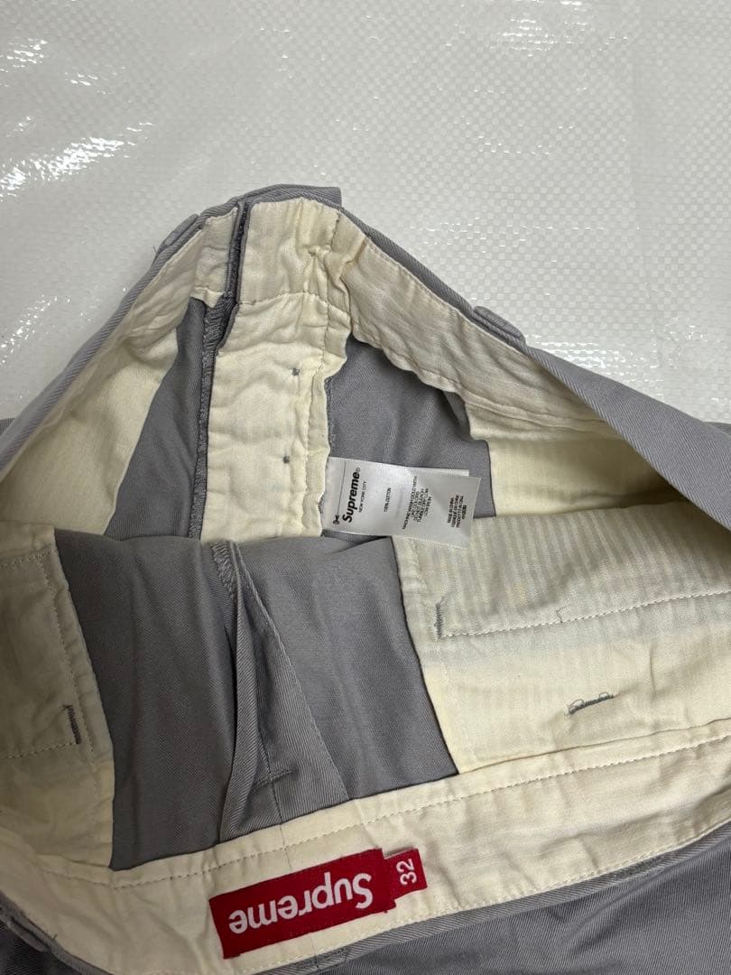 Supreme chino pants グレー チノパン　32 24ss 未使用