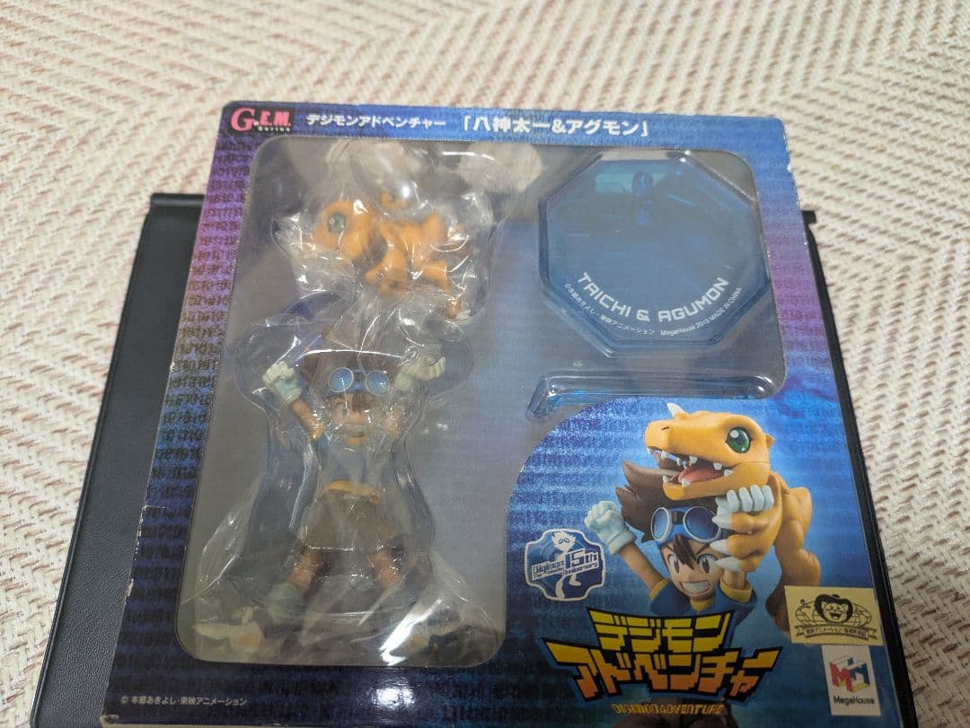 ガブモン＆石田ヤマト、アグモン＆八神太一 G.E.M. メガハウス　フィギュア