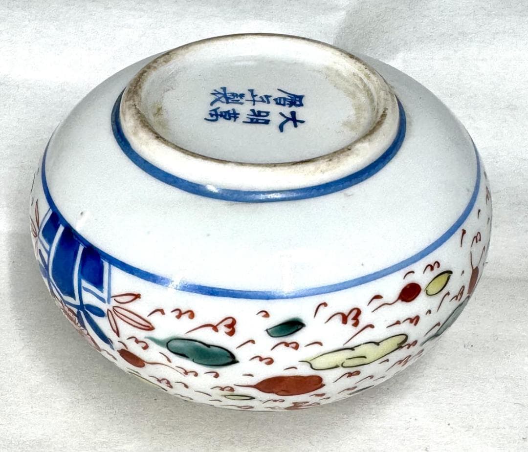 大明萬暦年製 款 五彩龍鳳紋壷 共箱 中国古玩 唐物 入手困難 WWTT319