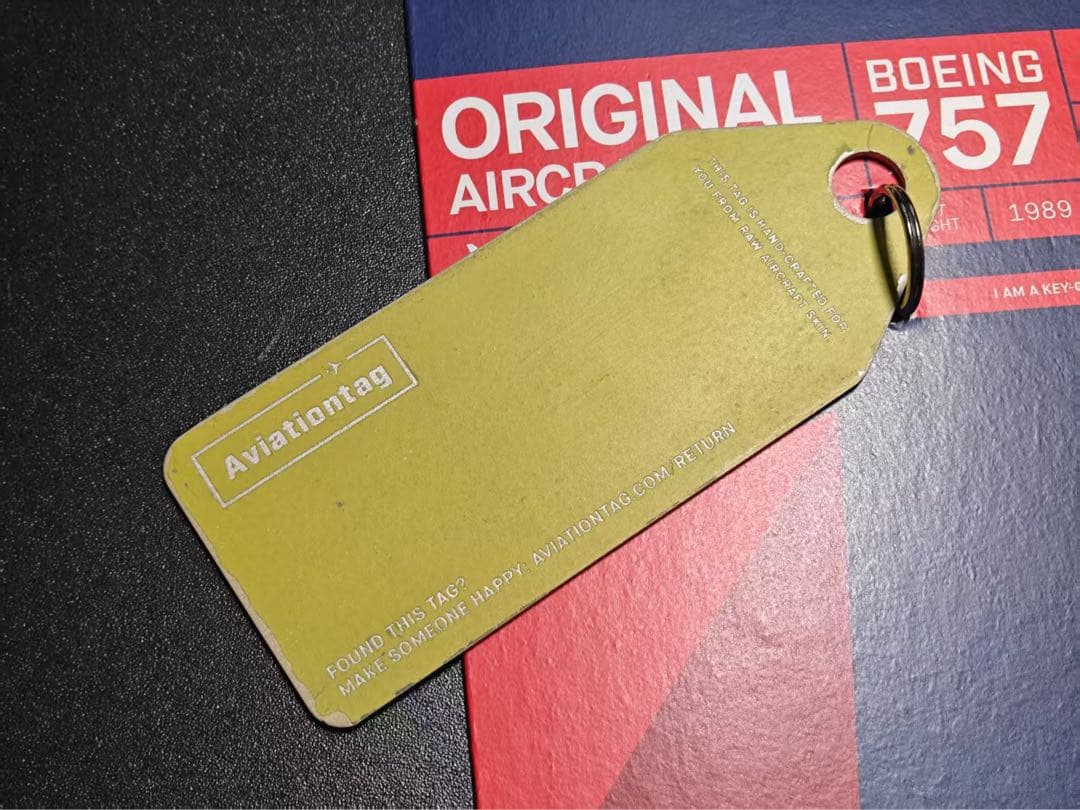 デルタ航空 Aviationtag B757-232 コンビ色
