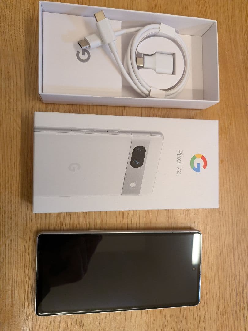 Google Pixel 7a ホワイト 本体 充電ケーブル付き
