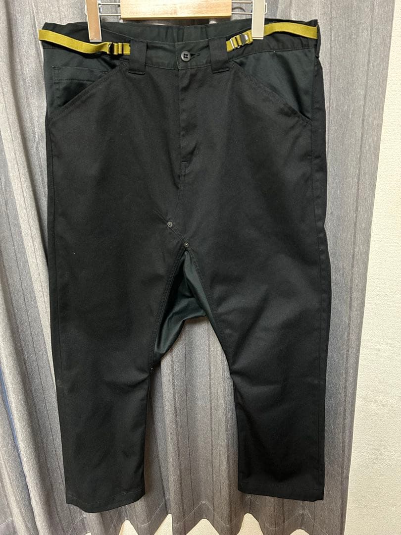 GANRYU ガンリュウ　サルエルパンツ　ブラック　Mサイズ