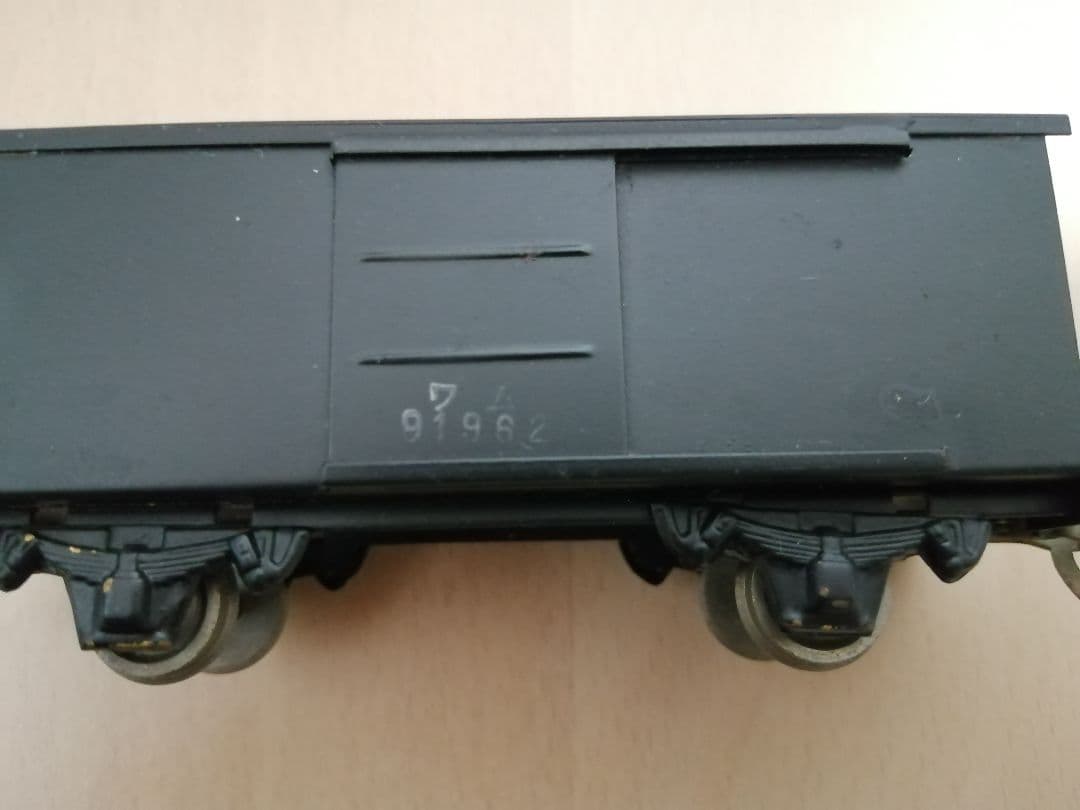 骨董HOゲージ つぼみ堂 蒸気機関車＆ディーゼル＋貨車２両 美品