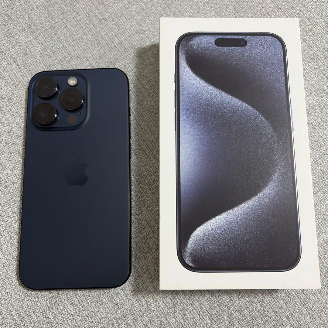 iPhone15pro ブルーチタニウム　128GB
