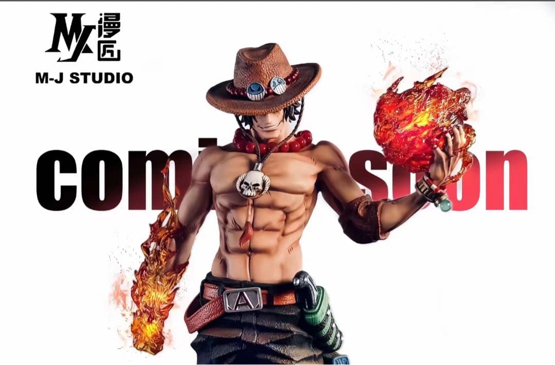 ワンピース ポートガス・D・エース ガレージキット フィギュア1/8POPサイズ