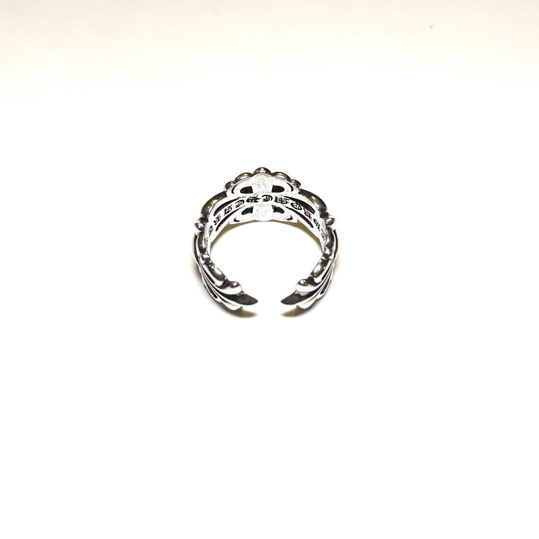 クロムハーツ　ダブルフローラルリング美品　20号　リング