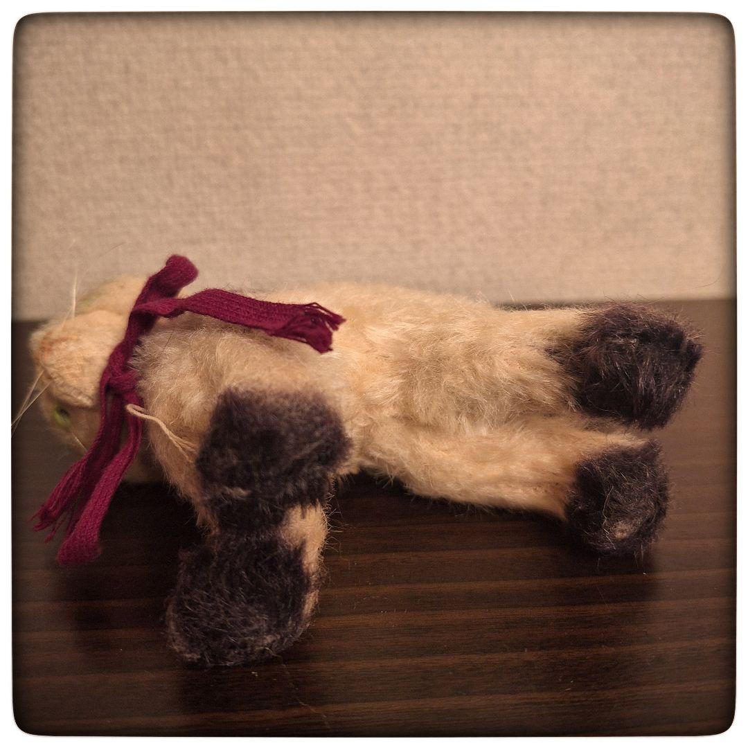 【猫 Gussy モヘア 希少 11 cm】 ヴィンテージ シュタイフ