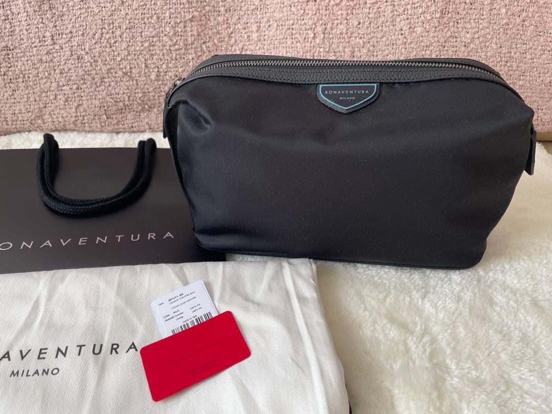 BONAVENTURA チェレステ ナイロン トラベルポーチ