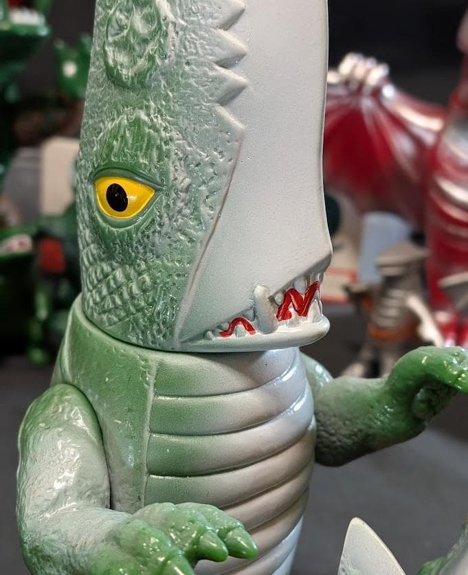 昭和ガメラ＆ギロン＆宇宙ギャオス（日東復刻・マルサン）ソフビフィギュア９体セット