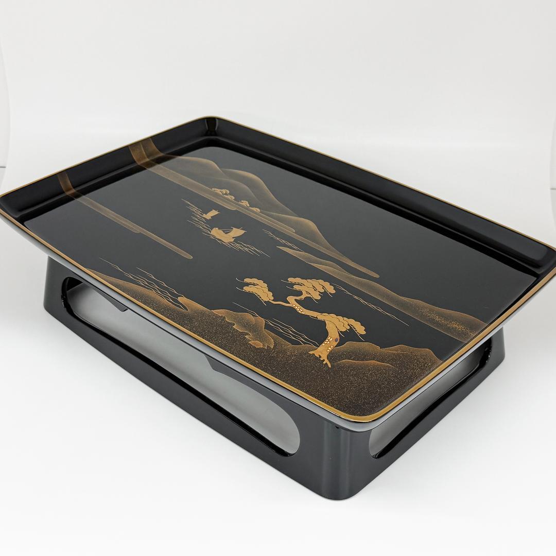 輪島塗 塩安製 屠蘇器 共箱 杉谷雅輔 号松芯