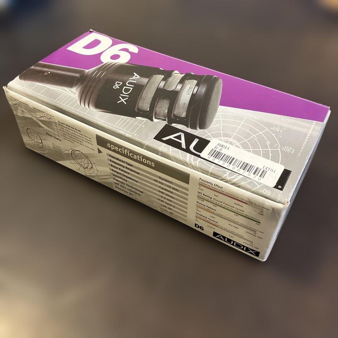 AUDIX D6 ダイナミックマイク