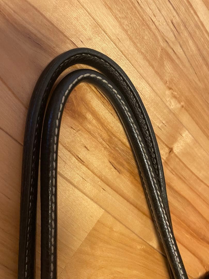 トッズ　バック　黒　レザー　手提げバック