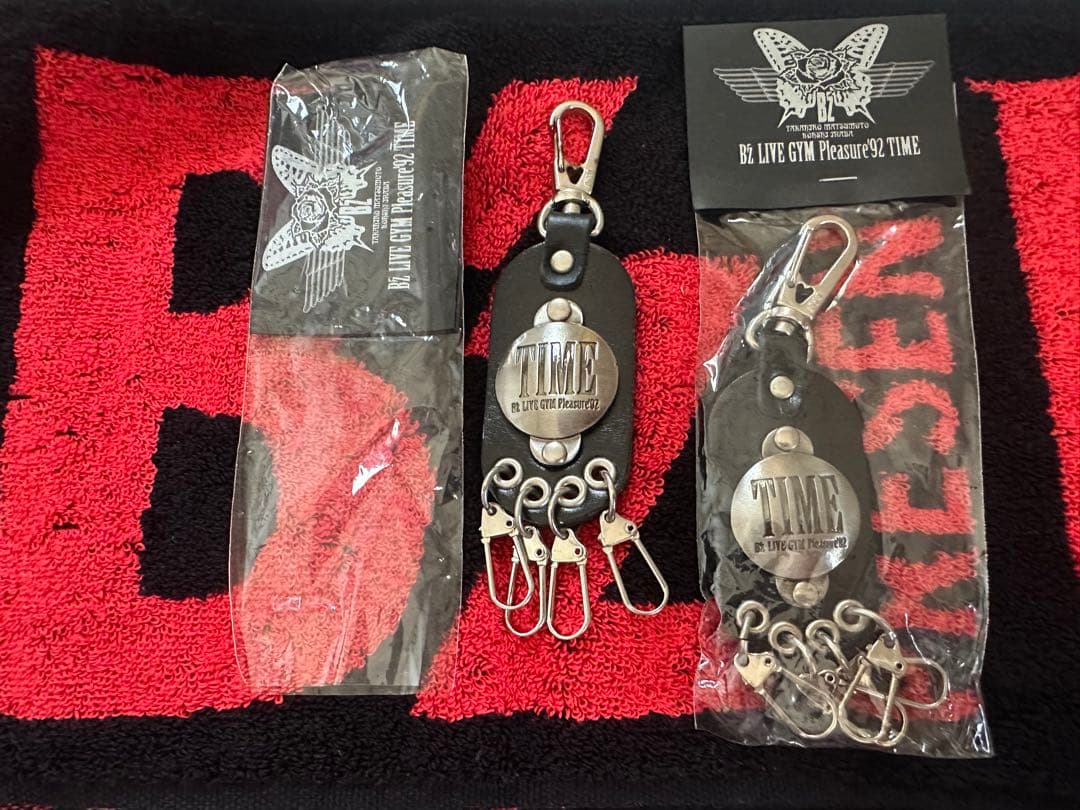 B'z LIVE-GYM Pleasure'92 TIMEキーホルダー2点セット