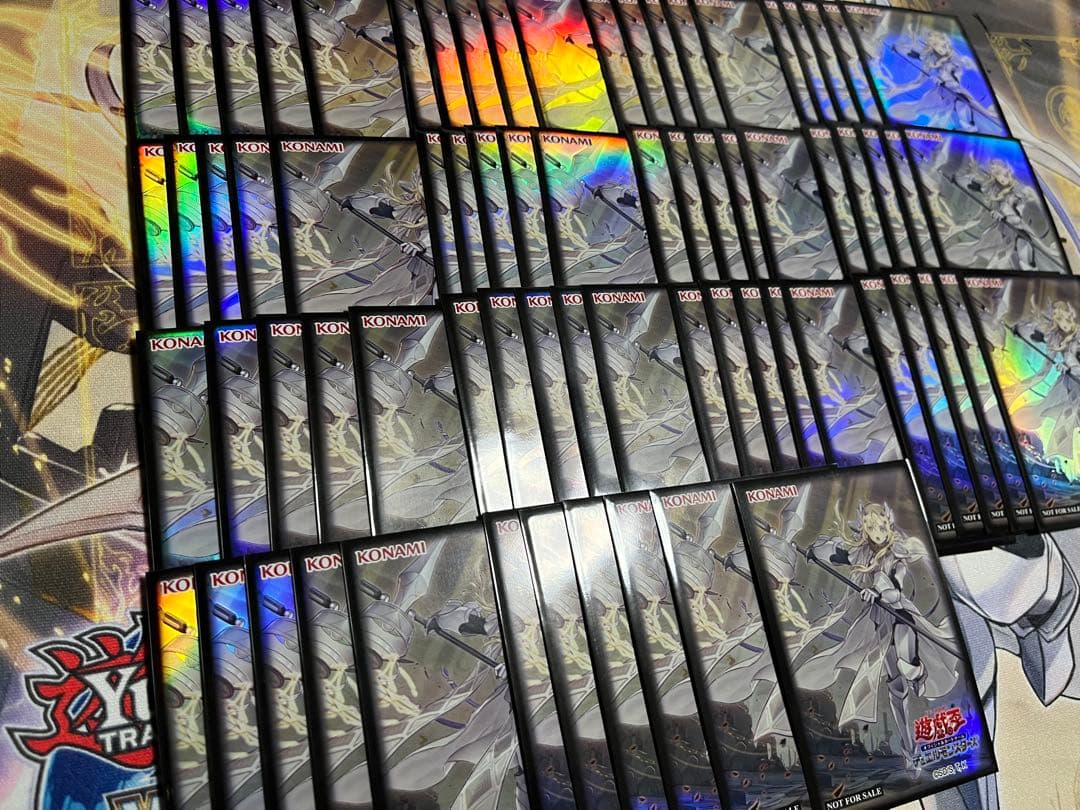 遊戯王　公式　WCQ プレイマット　スリーブ　エクレシア