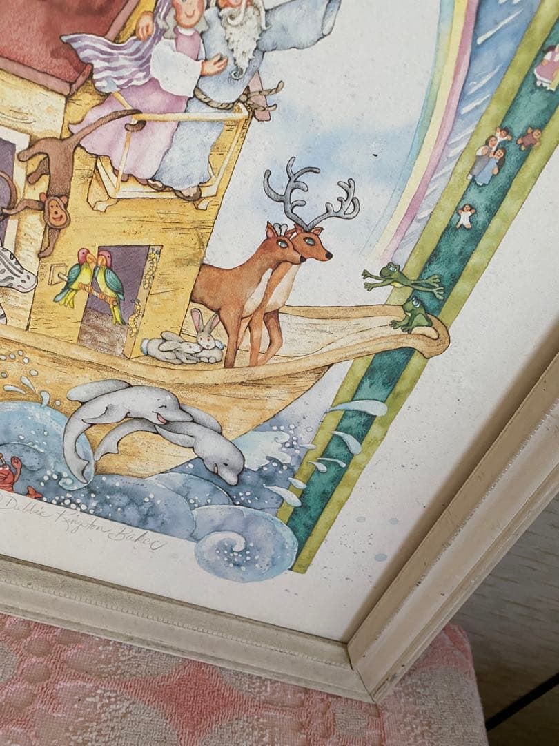 Debbie Kingston Baker Noah's Ark 水彩　絵画