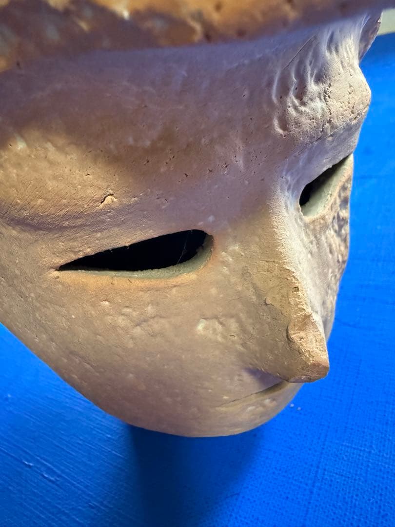 埴輪（武人頭部） 埼玉県／複製品 レプリカ