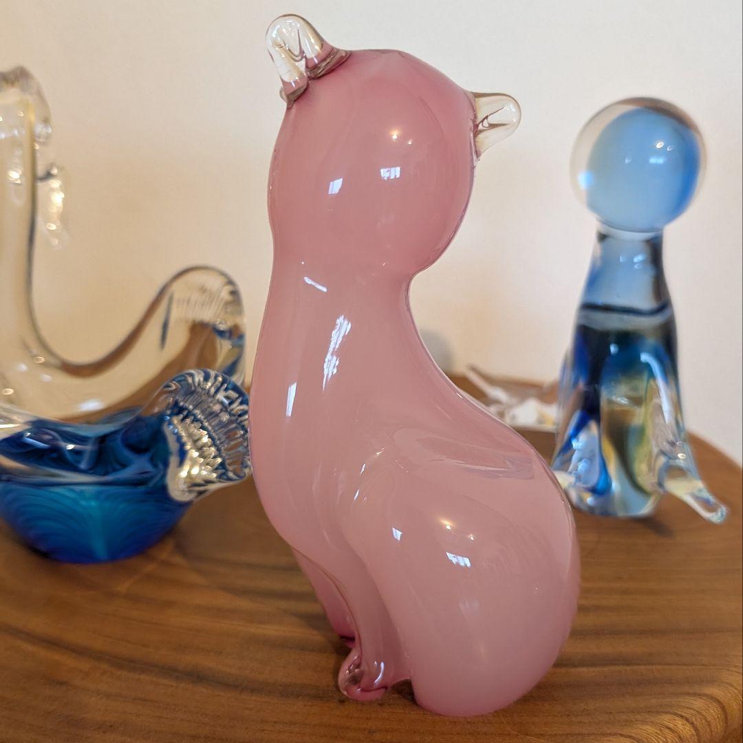 イタリア　ヴェネチア　ガラス工芸品　murano　3点セット