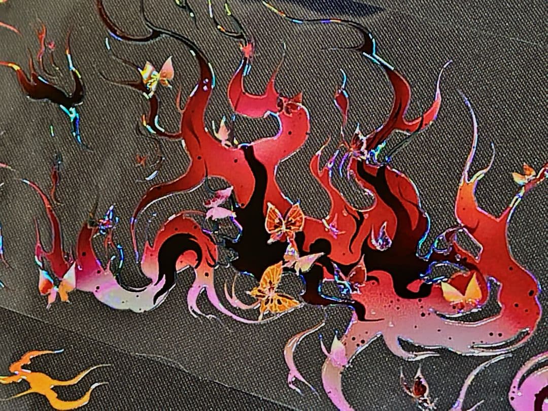 切売 943★ 海外 マスキングテープ マステ PET 装飾 背景 炎 瑠璃光