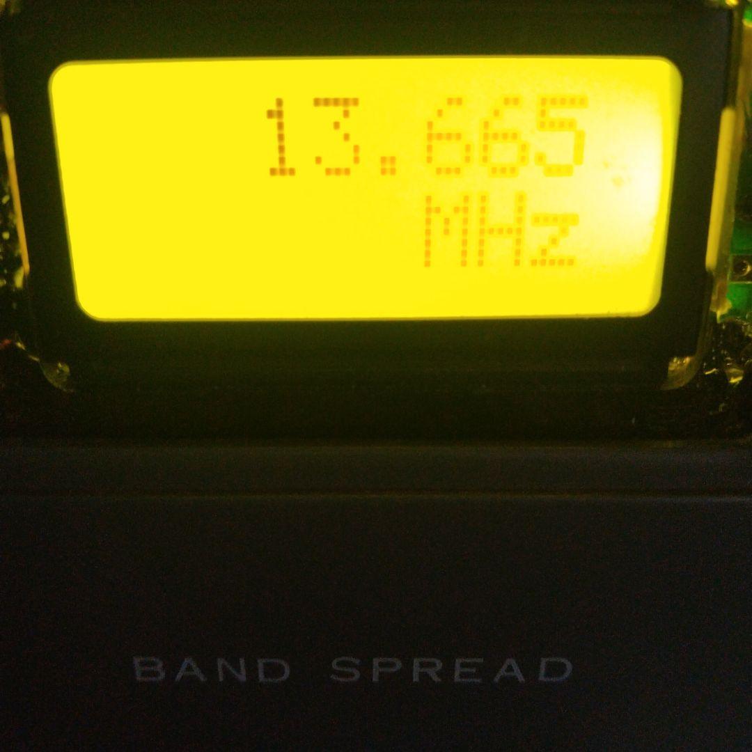 ジャンク　デジタルメーター付けました。トリオ 9R59D 昔のオールバンド受信機