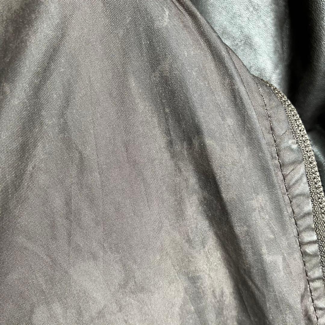 00s モンクレール 茶タグ レザー ダウンジャケット Moncler