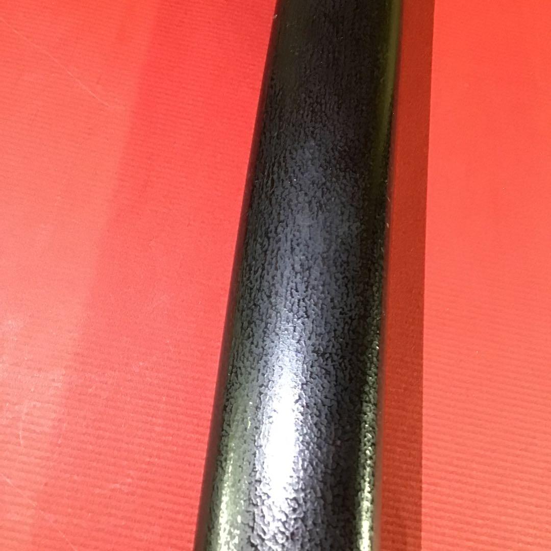 黒漆塗叩地　脇差鞘　江戸期保証