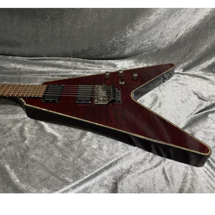 希少生産完了モデル Schecter AD-V-1-FR EMGピックアップ搭載