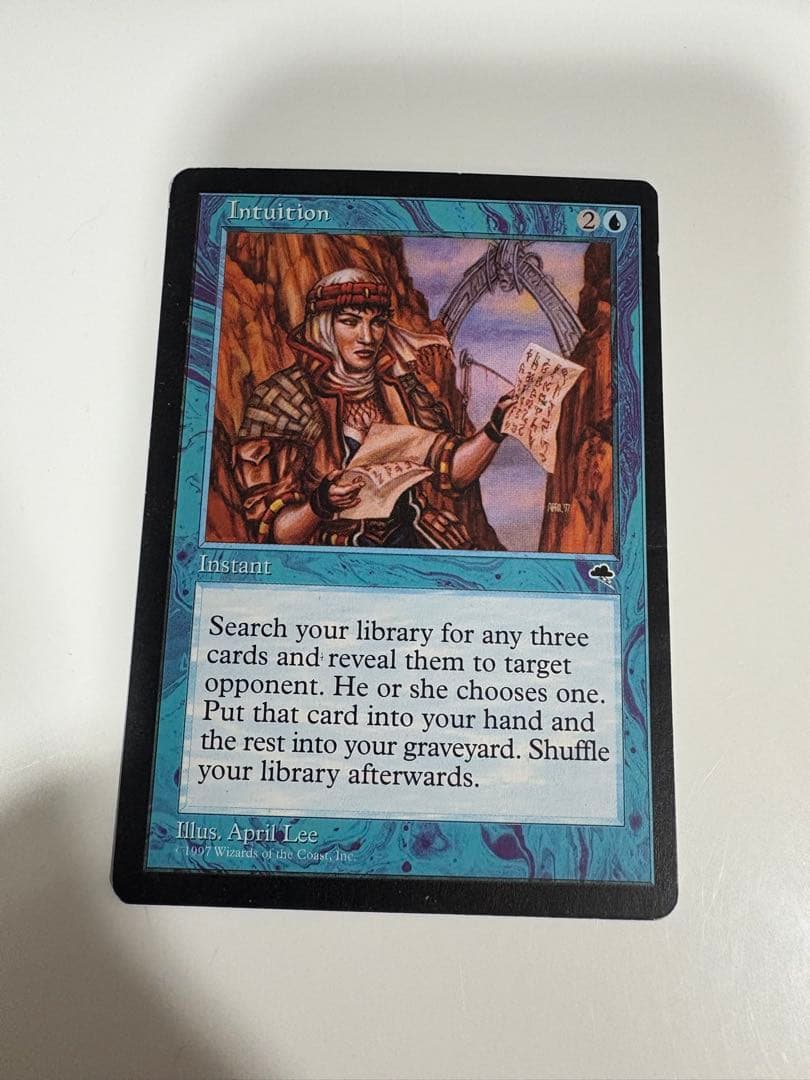 MTG マジックザギャザリング 直観 英語版1枚 Intuition