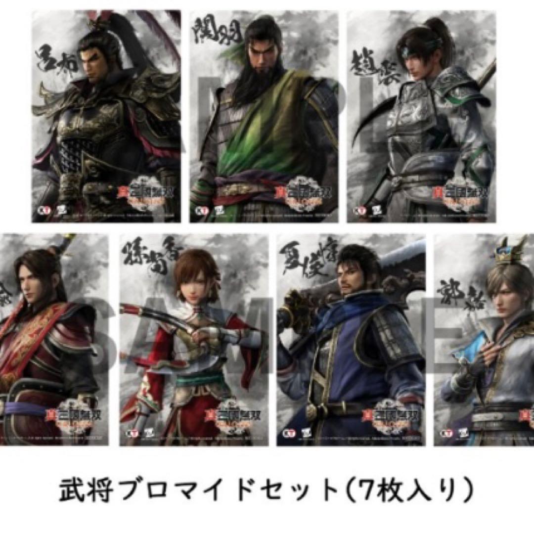真・三國無双 ORIGINS 特典 楽天 武将ブロマイド