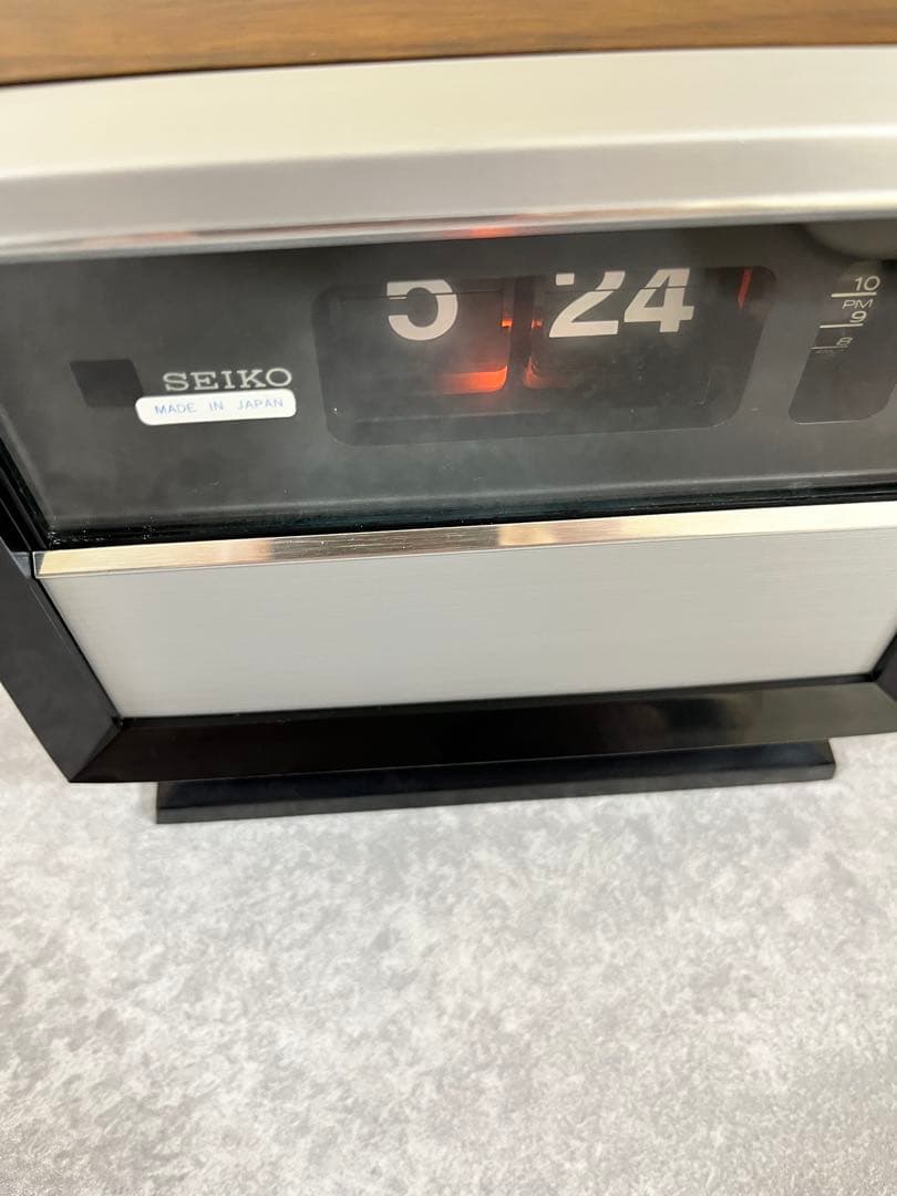 セイコー　SEIKO パタパタ時計　フリップ時計　目覚まし時計　昭和レトロ