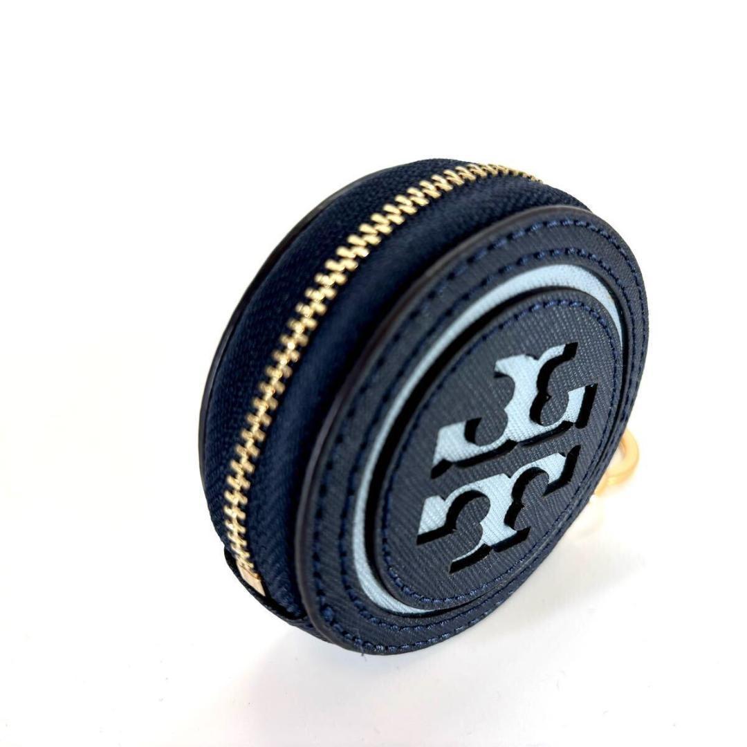 未使用 TORY BURCH トリーバーチ ケース ネイビー　レザー