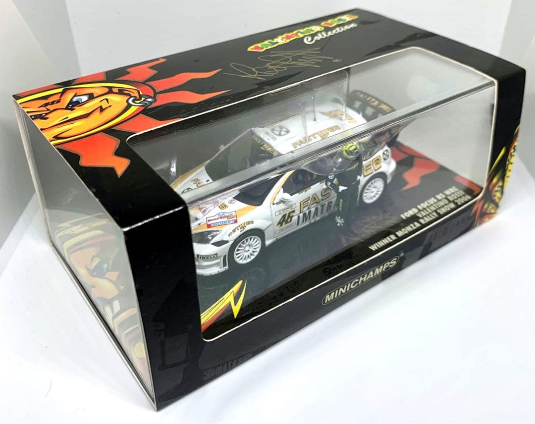 ミニチャンプス フォード フォーカス WRC バレンティーノ・ロッシ 2006