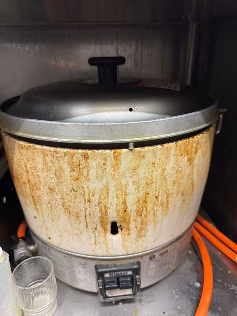 LPガス炊飯器 外観汚れあり岡山市内のみ受け取り可能