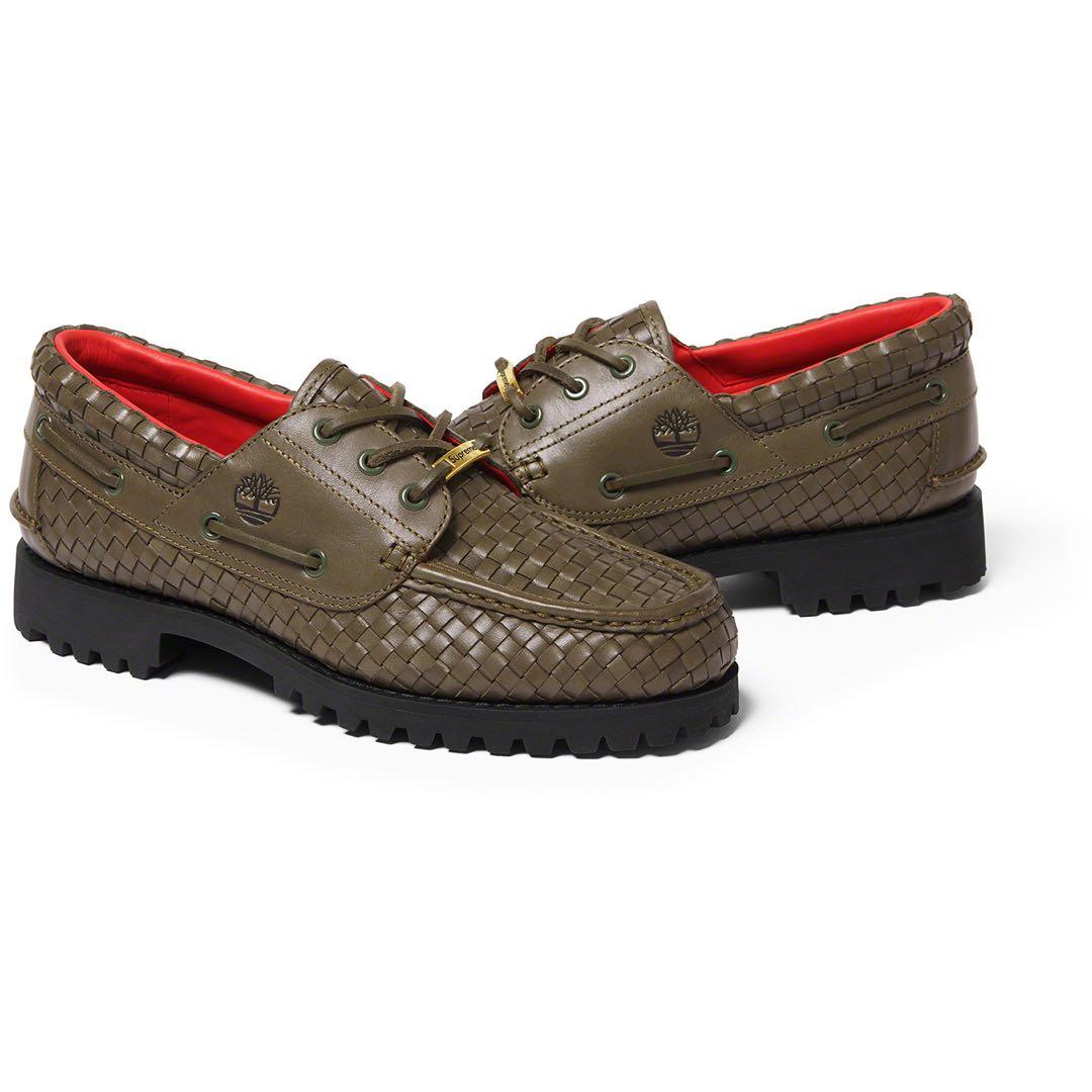 靴 supreme timberland woven 3-eye Lug shoe