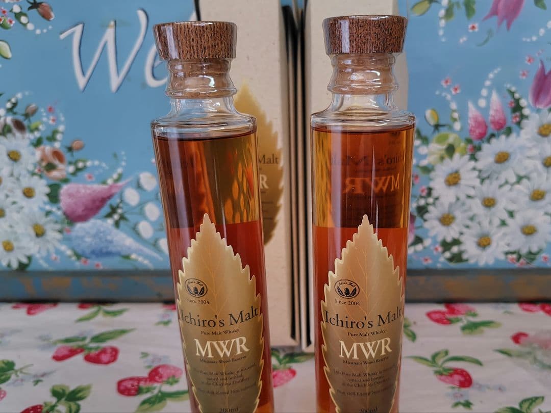 イチローズモルト ミズナラウッドリザーブ　箱付き　MWR 200ml 2本