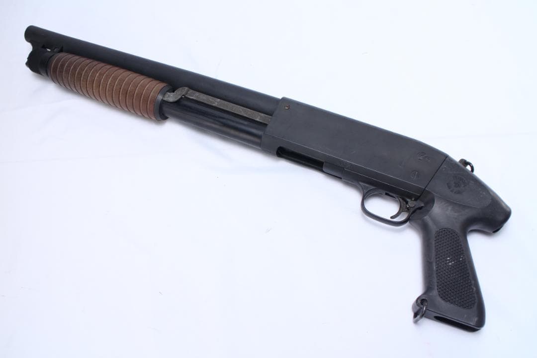 ※訳 KTW イサカ M37 ポリスショットガン エアコッキングガン 18歳以上