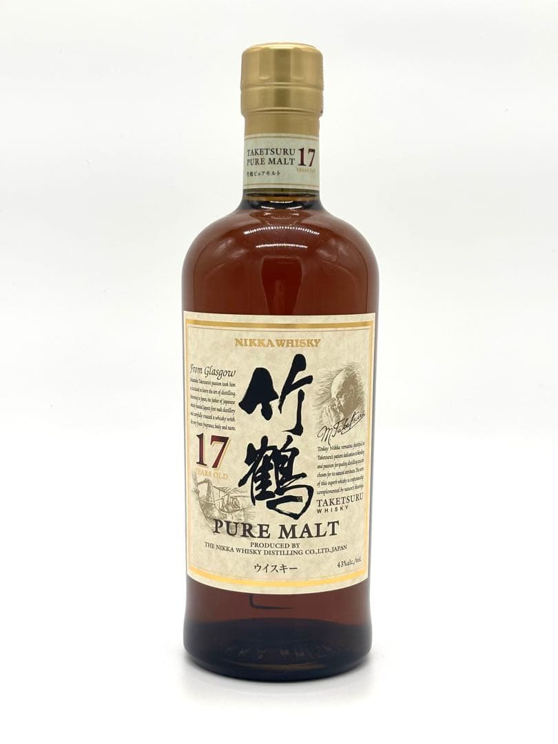 【希少】竹鶴17年 ピュアモルト キャップ汚れあり
