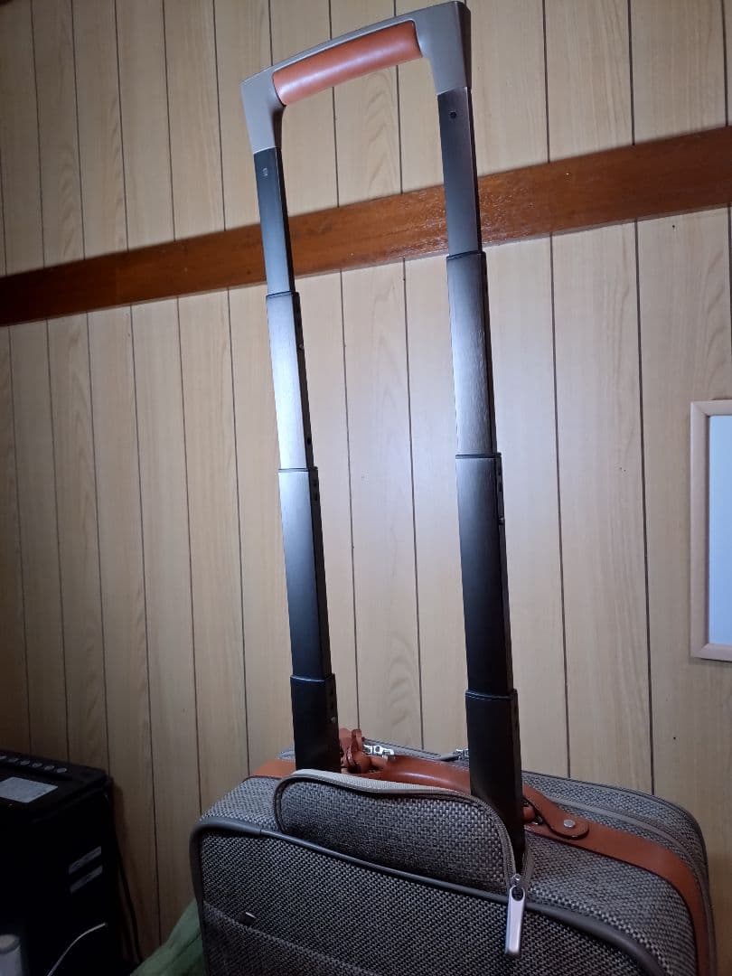 hartmann ハートマン　レザースーツケース　キャリーケース　ブラウン系