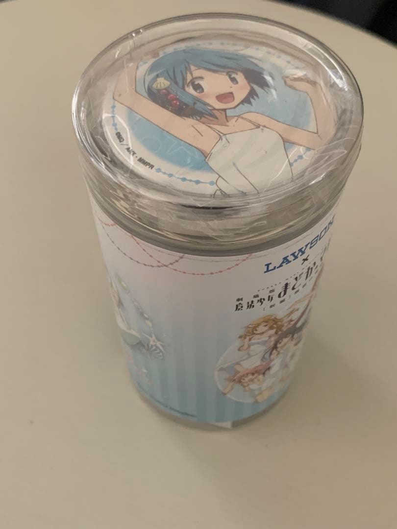 美樹さやか　缶バッジ　完全未開封　C90 ローソン　前自販機限定